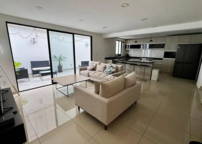 Luxury Garden House Condesa - Terrace&parking *
