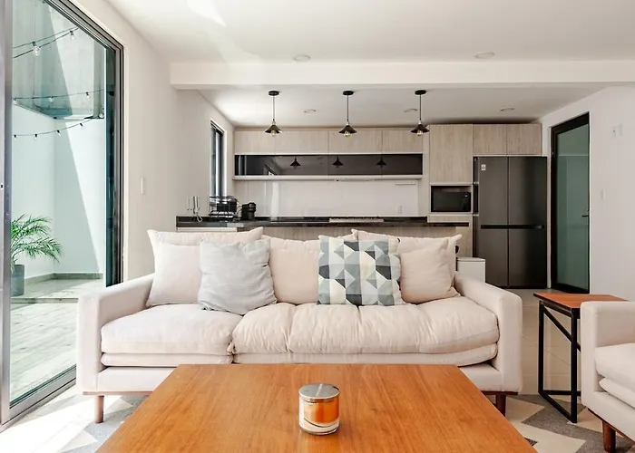 Apartamento Luxury Garden House Condesa - Terrace&parking *