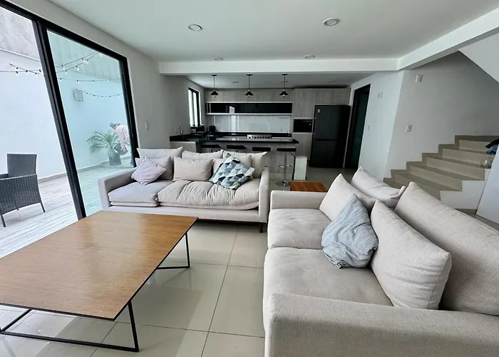 Luxury Garden House Condesa - Terrace&parking
